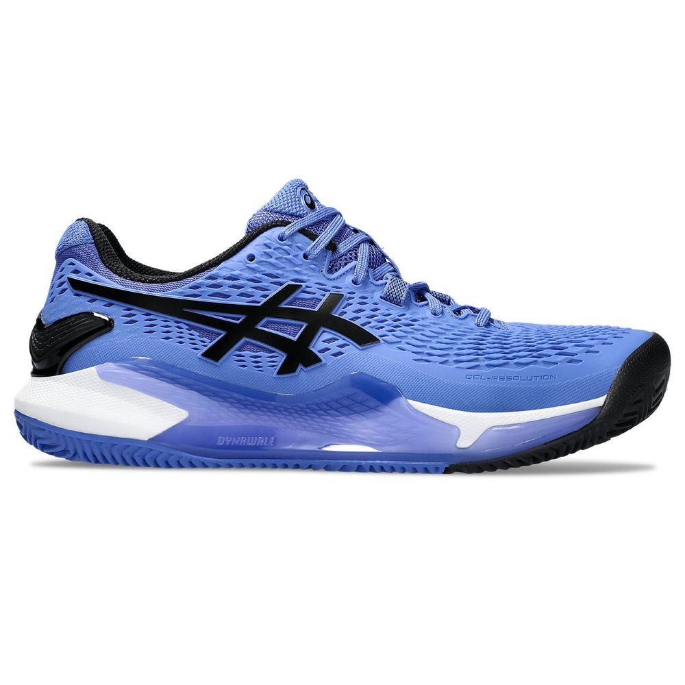 Tênis ASICS GEL-Resolution 9 Clay - Masculino - Azul com Preto e Branco Tênis ASICS GEL-Resolution 9 Clay - Masculino - Azul com Preto e Branco