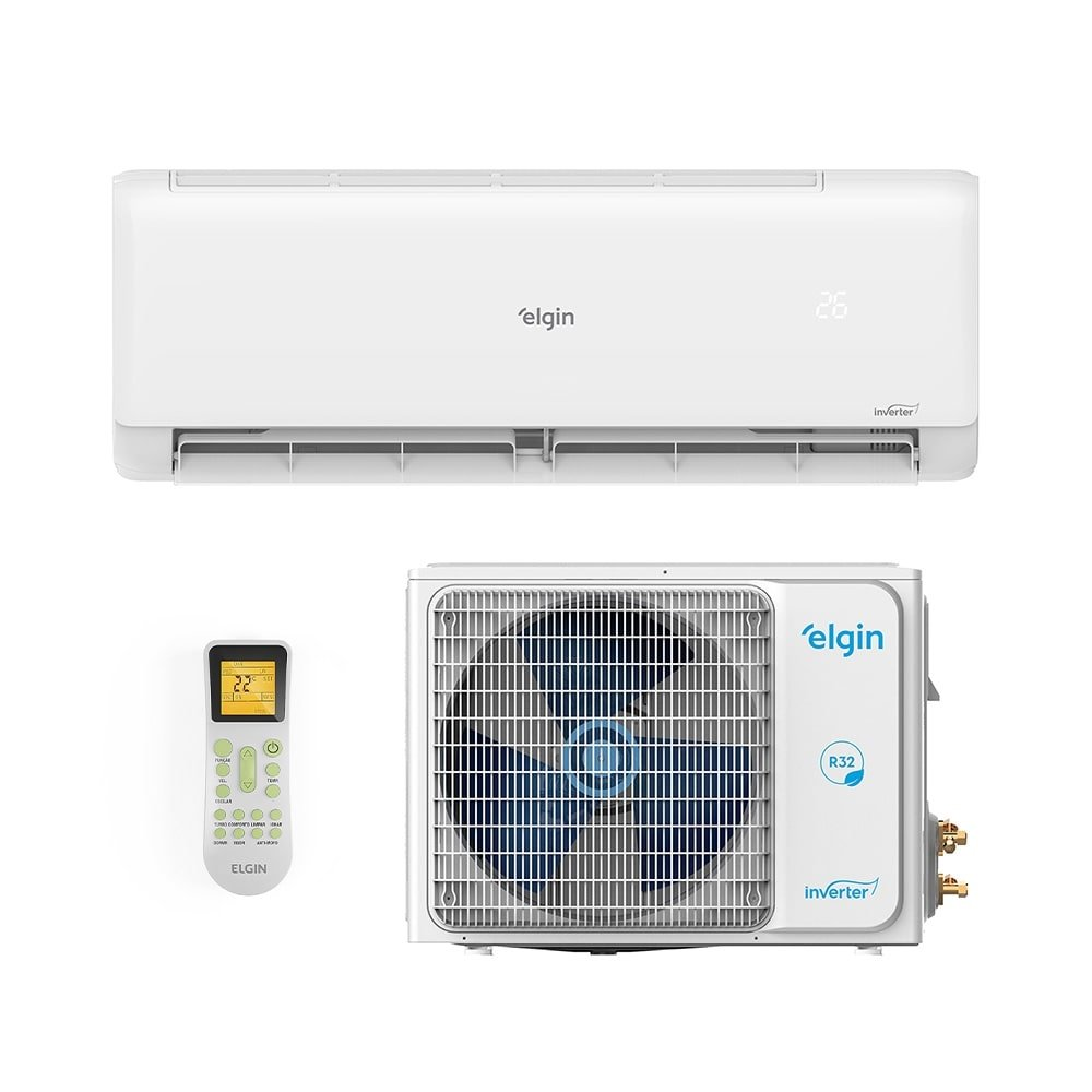 Ar-Condicionado Split HW Elgin Eco Inverter II Wi-Fi 12.000 BTUs R-32 Só Frio