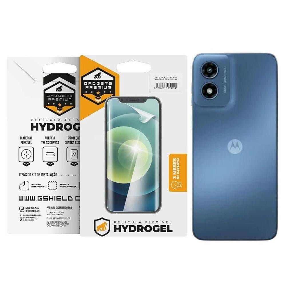 Pelicula para Motorola Moto G Play 2024 - Traseira Hydrogel HD - Gshield