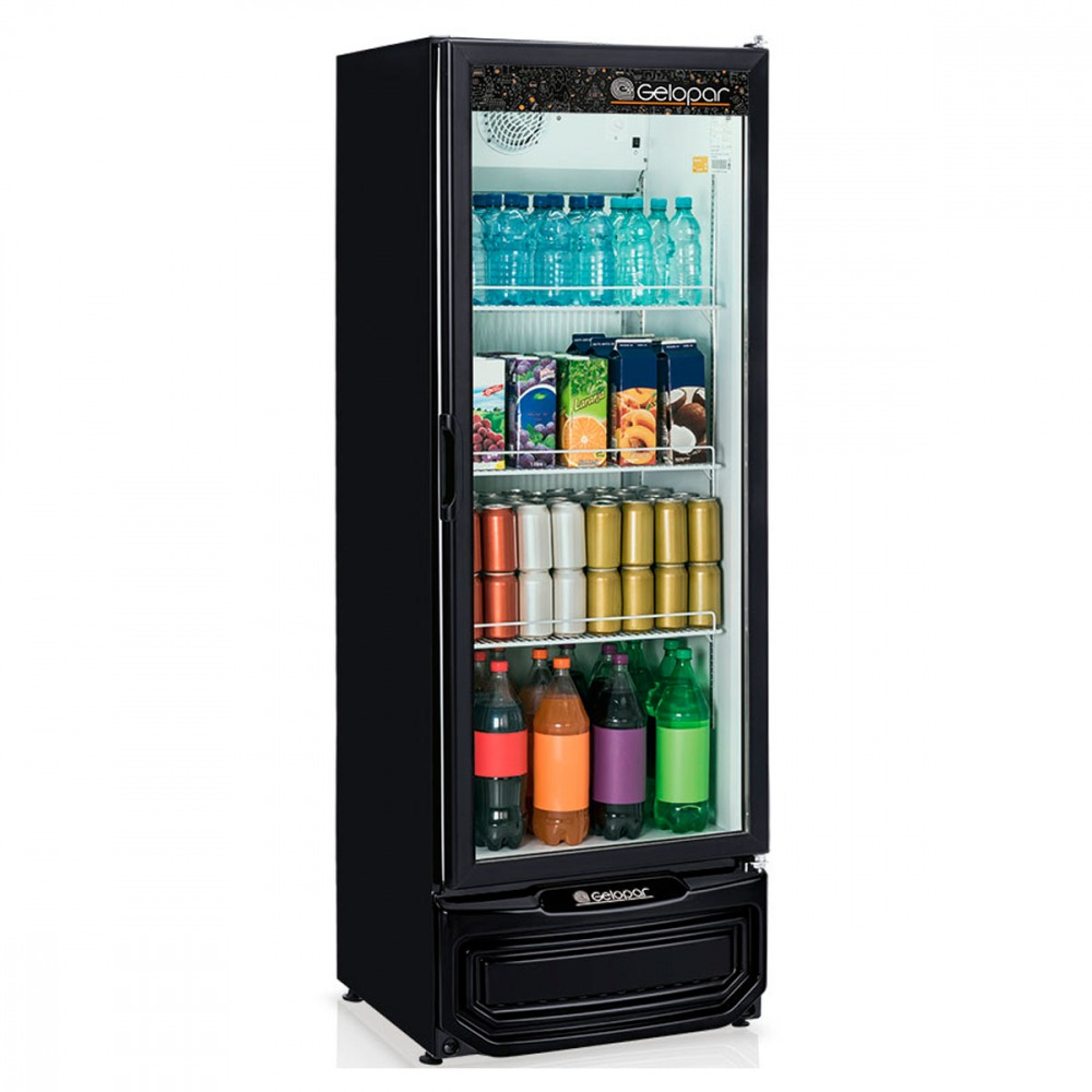 Expositor Refrigerado de Bebidas Gelopar 414 Litros Preto GPTU-40PR - 220V Expositor Refrigerado de Bebidas Gelopar 414 Litros Preto GPTU-40PR - 220V