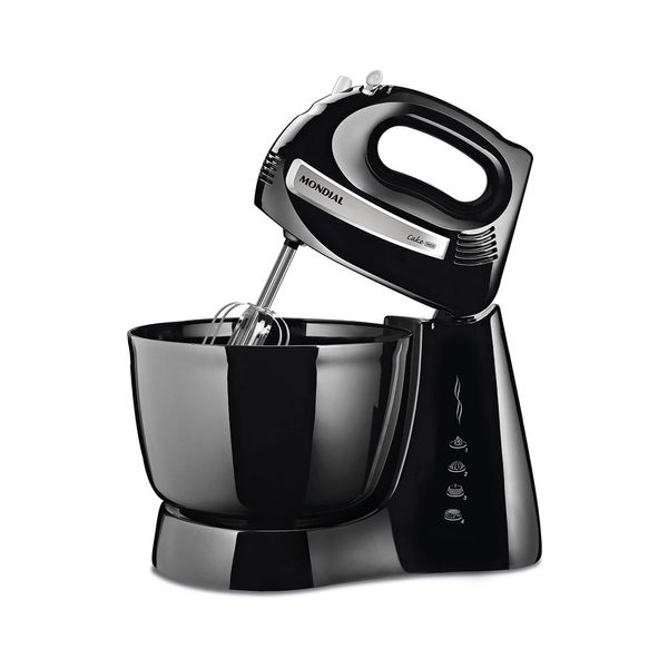 Batedeira Mondial Cake Black B-50-B Preta - 500W 127V Batedeira Mondial Cake Black B-50-B Preta - 500W 127V