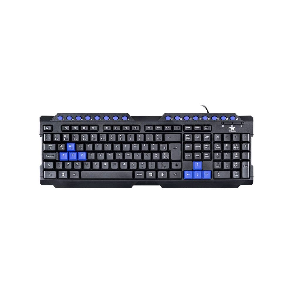 Teclado Vinik Gamer USB DRAGON V2 1.8M Pt/Az GT102 28435