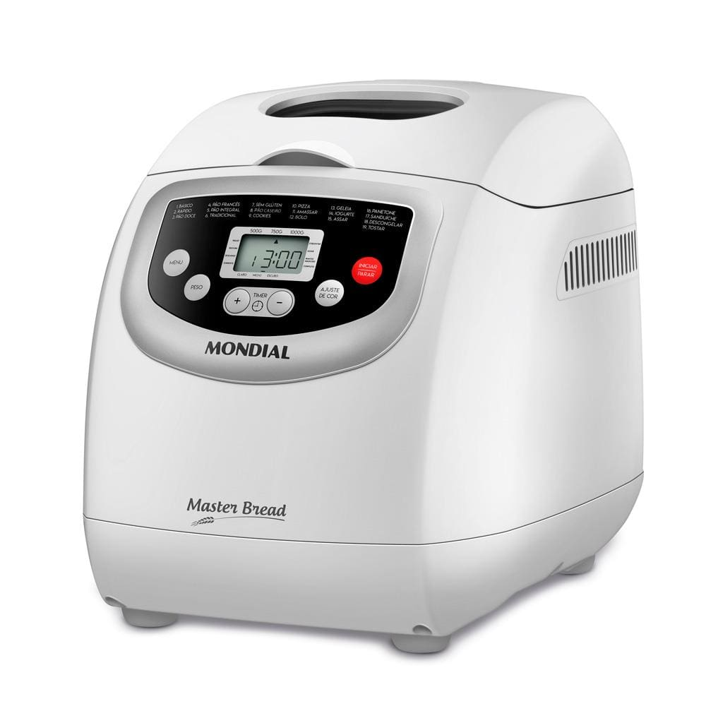 Panificadora Automática Master Bread NPF-54 com 19 Funções Mondial Branco / 220V