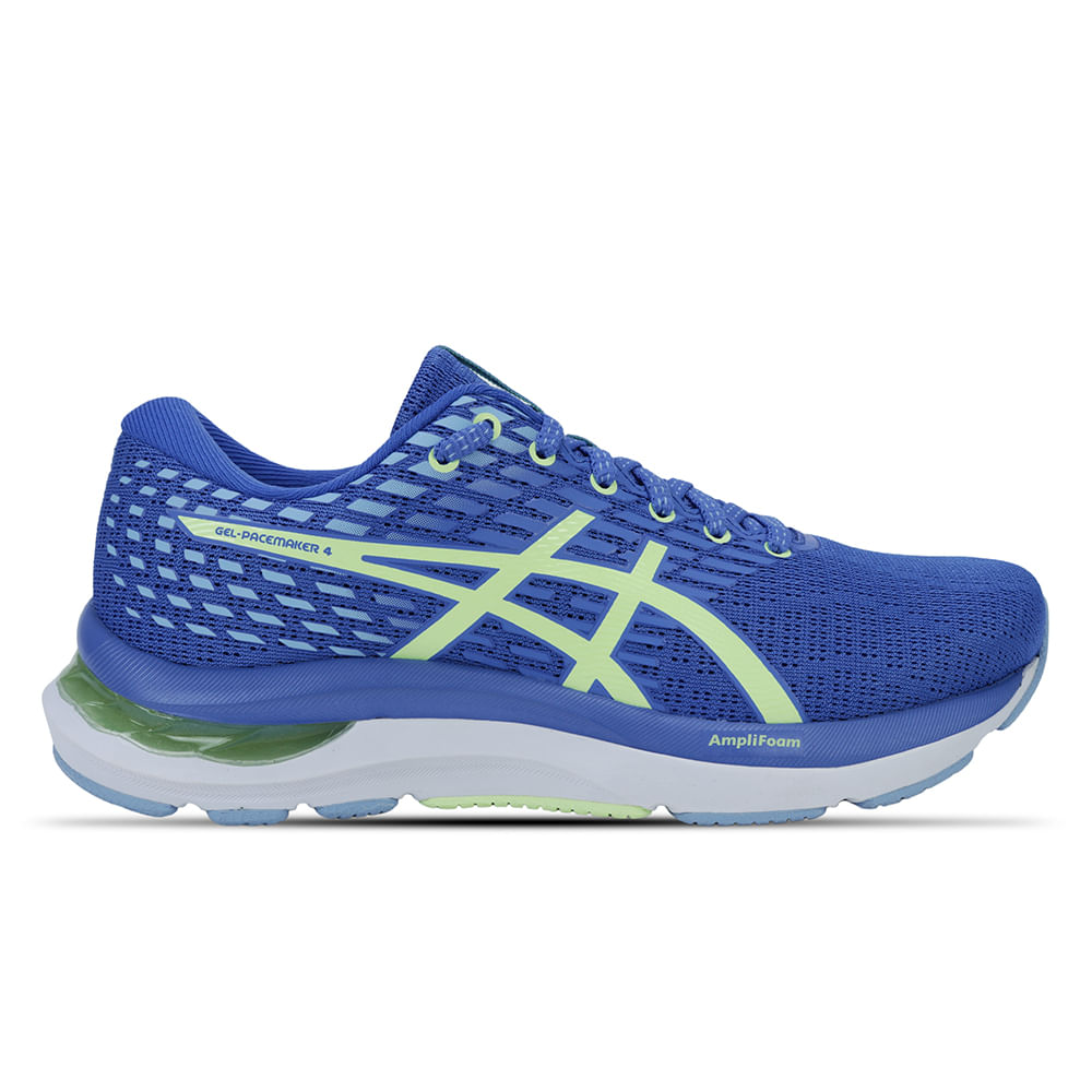 Tênis ASICS GEL-Pacemaker 4 - Feminino - Azul/Amarelo Tênis ASICS GEL-Pacemaker 4 - Feminino - Azul/Amarelo