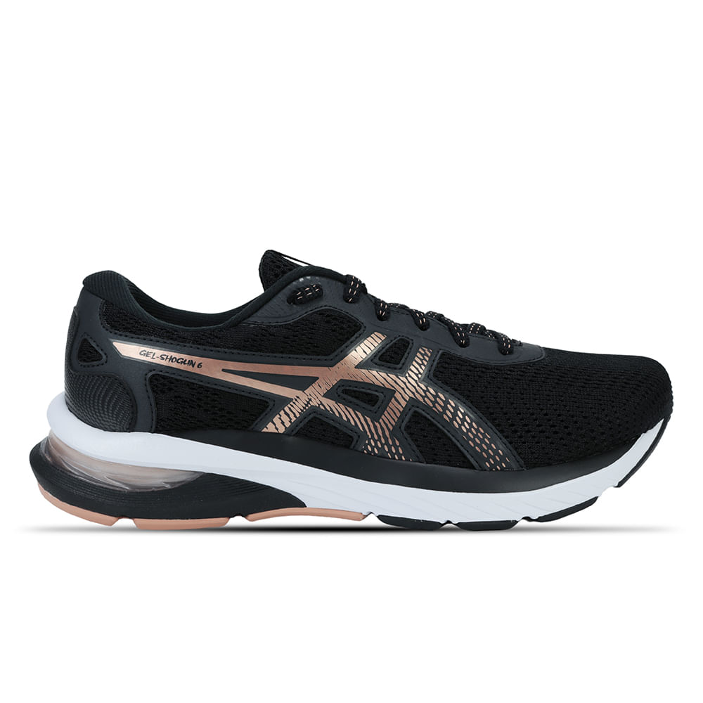 Tênis ASICS GEL-Shogun 6 - Feminino - Preto/Rosa Tênis ASICS GEL-Shogun 6 - Feminino - Preto/Rosa