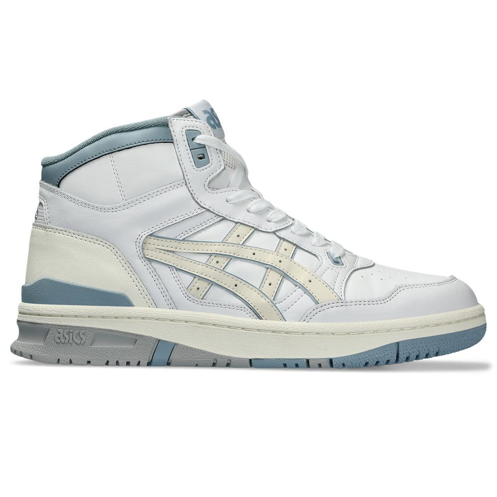 Tênis ASICS EX89 MT - Unissex - Branco e Creme com Cinza e Azul Tênis ASICS EX89 MT - Unissex - Branco e Creme com Cinza e Azul