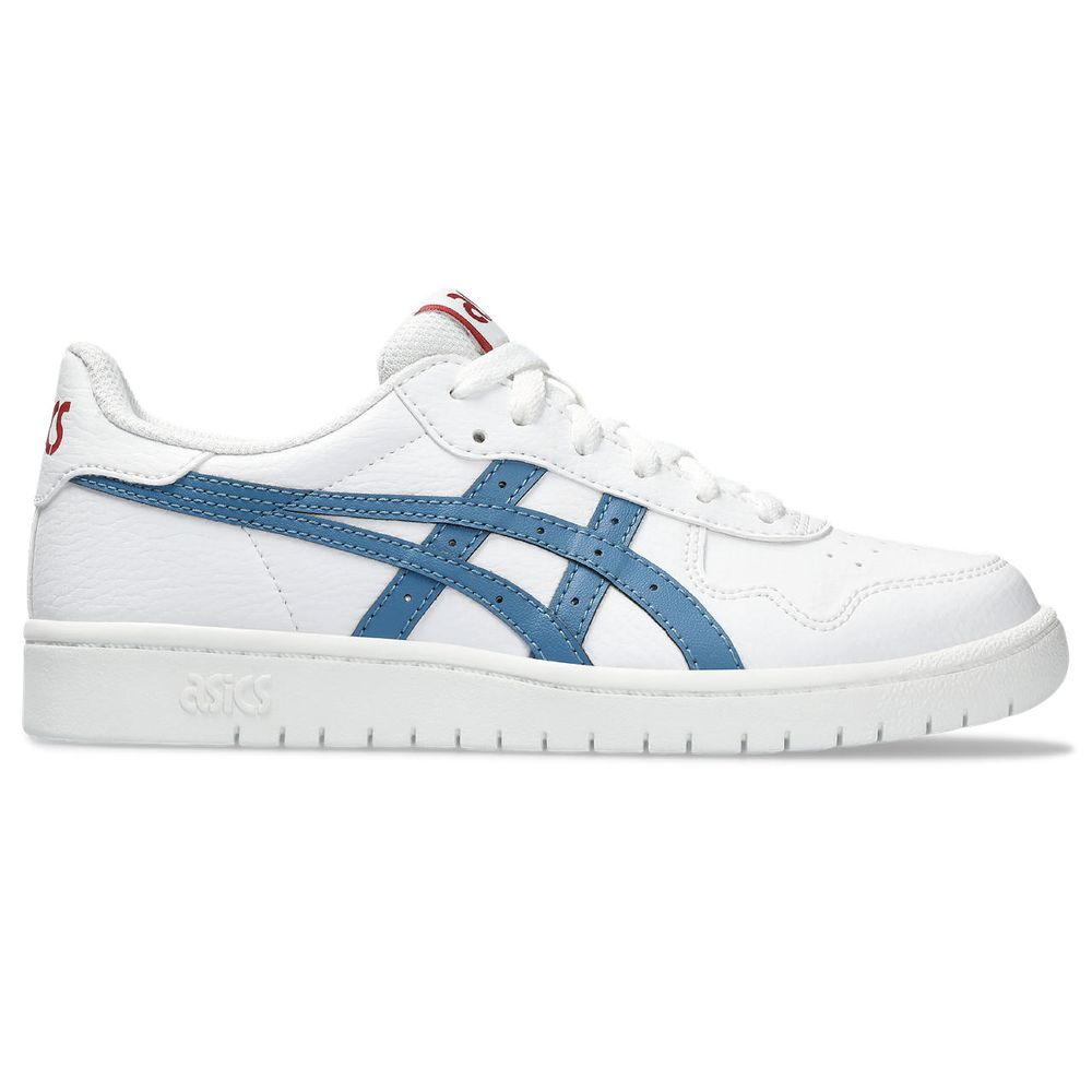Tênis ASICS Japan S GS - Infantil - Branco com Azul e Vermelho Tênis ASICS Japan S GS - Infantil - Branco com Azul e Vermelho