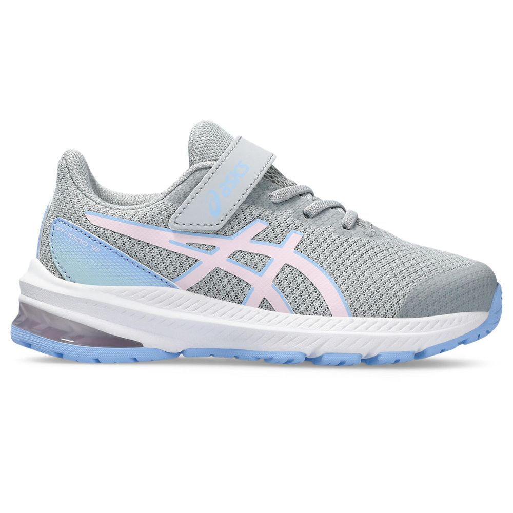 Tênis ASICS GT-1000 12 PS - Infantil - Cinza/Rosa Tênis ASICS GT-1000 12 PS - Infantil - Cinza/Rosa