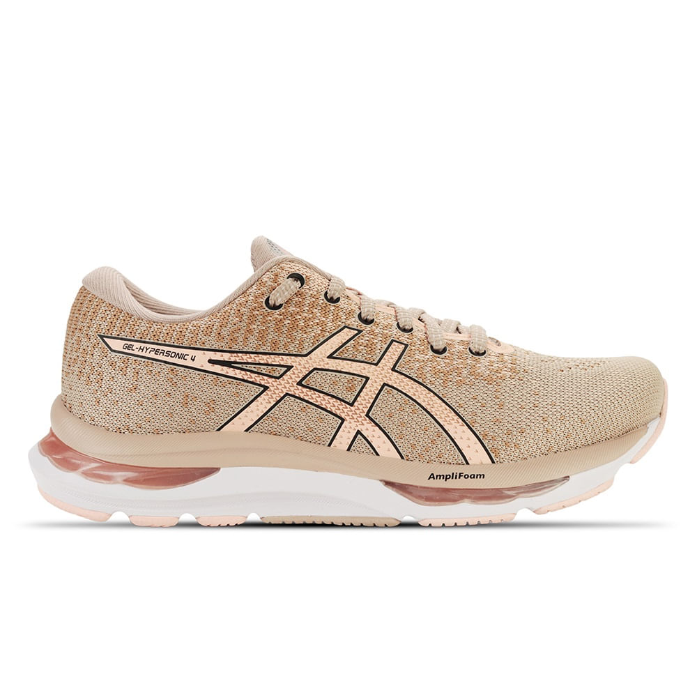 Tênis ASICS GEL-Hypersonic 4 - Feminino - Rosa com Branco Tênis ASICS GEL-Hypersonic 4 - Feminino - Rosa com Branco