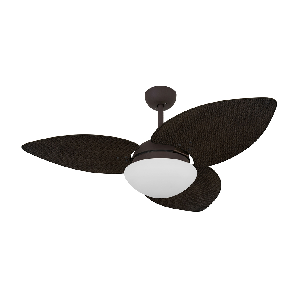 Ventilador de Teto Kovalski Marrom Texturizado 3 Pás Palmae Tabaco 220V Ventilador de Teto Kovalski Marrom Texturizado 3 Pás Palmae Tabaco 220V