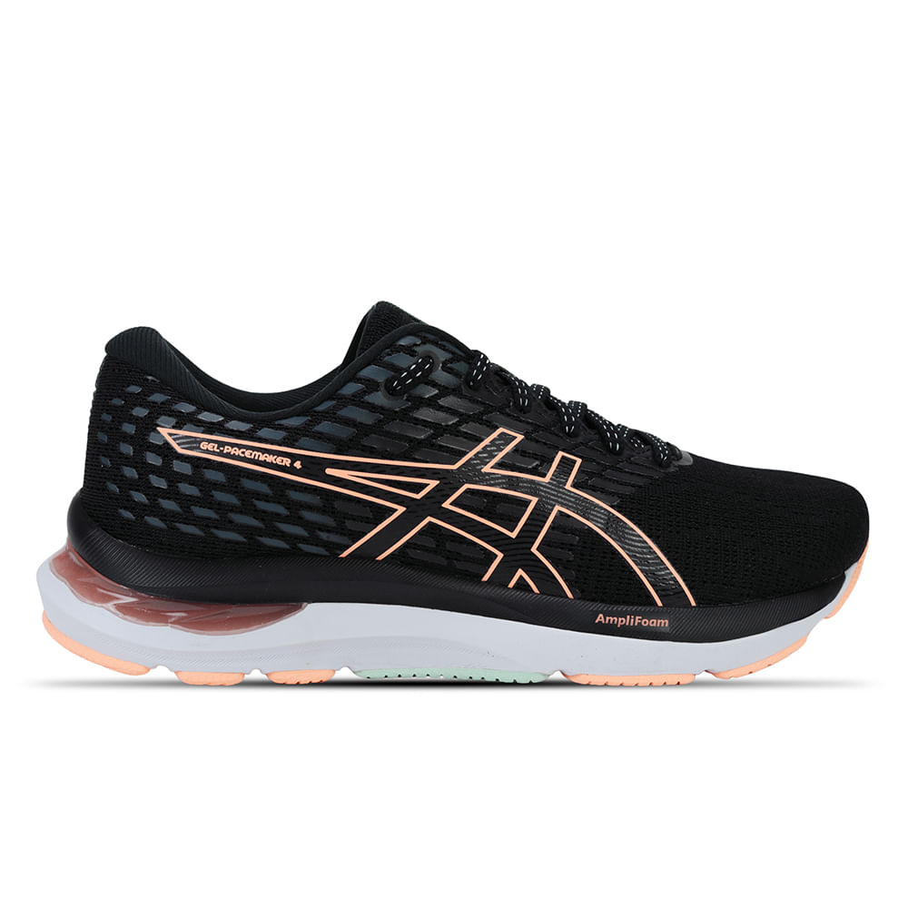 Tênis ASICS GEL-Pacemaker 4 - Feminino - Preto/Laranja Tênis ASICS GEL-Pacemaker 4 - Feminino - Preto/Laranja