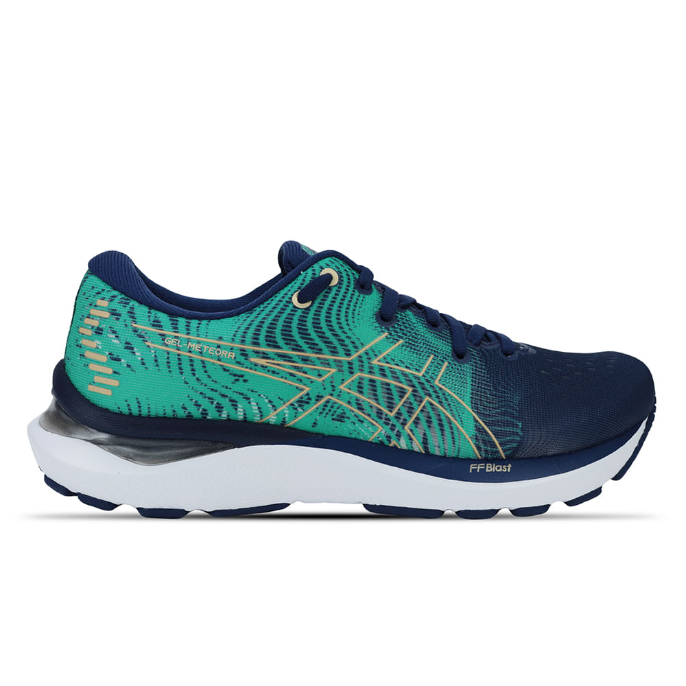 Tênis ASICS GEL-Meteora - Feminino - Azul/Verde Tênis ASICS GEL-Meteora - Feminino - Azul/Verde