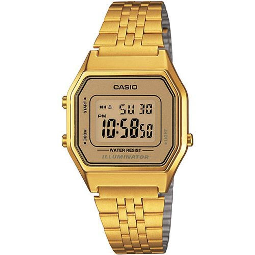 Relógio Digital Casio Feminino Vintage LA680WGA-9DF