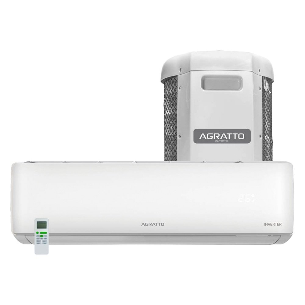 Ar Condicionado Split 24.000 BTUs Agratto LCST24F Liv Top | Ciclo Frio, Inverter, Branco