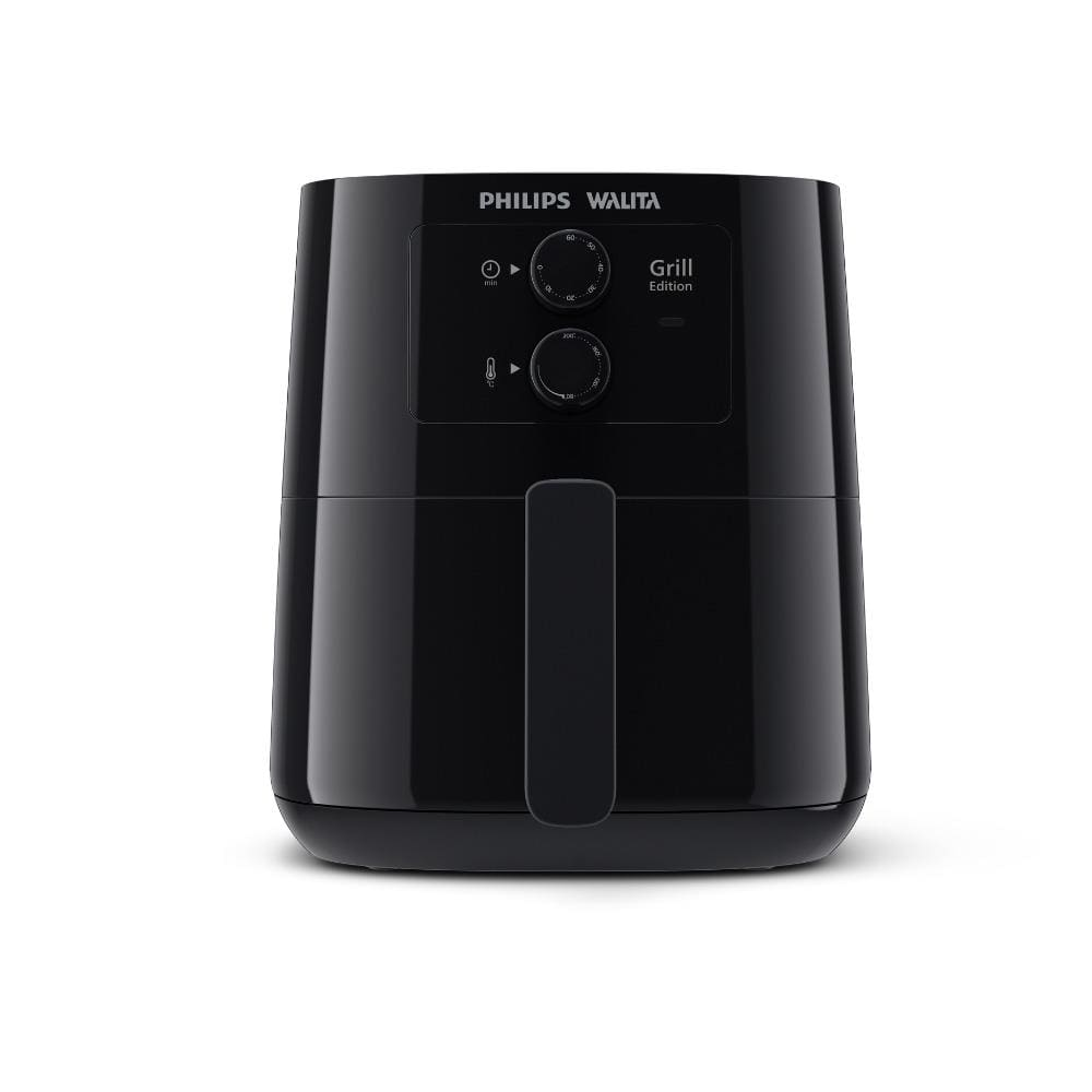 Fritadeira Elétrica Sem Óleo Airfryer Philips Walita HD9202/9, 4,1L - Preta - 220V