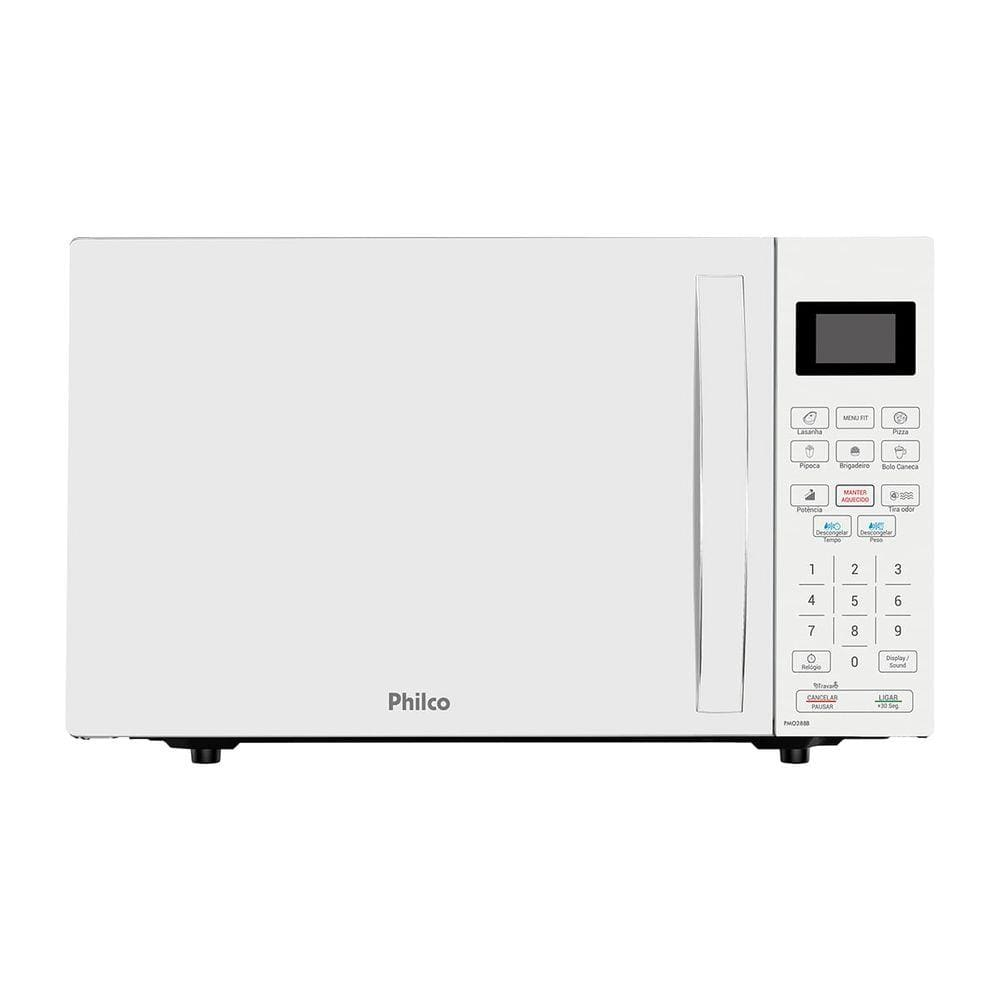 Micro-ondas Philco 28 Litros Branco PMO28BB 127 Volts - 110V Micro-ondas Philco 28 Litros Branco PMO28BB 127 Volts - 110V