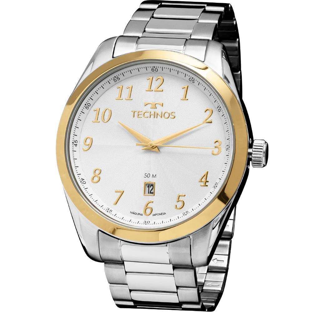 Relógio Technos Masculino Steel 2315LAM/1K Relógio Technos Masculino Steel 2315LAM/1K