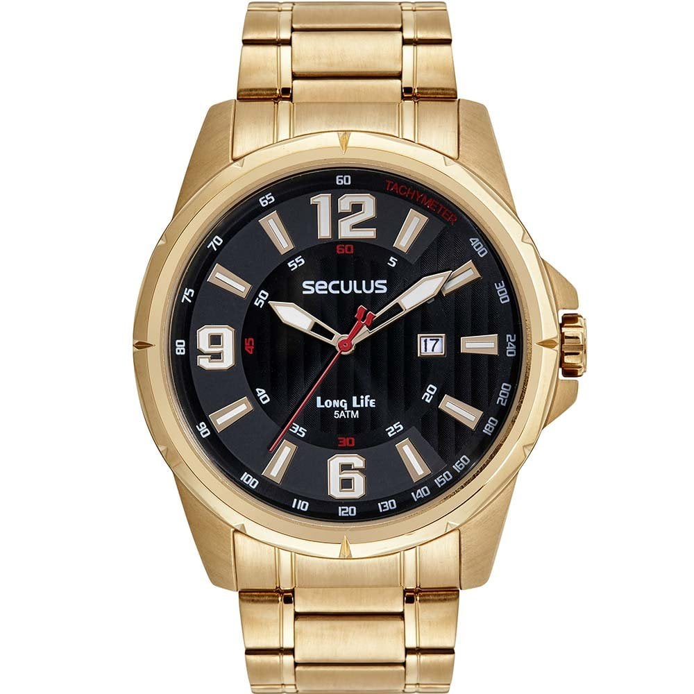 Relógio Seculus Masculino Long Life 44153GPSVDA2 Relógio Seculus Masculino Long Life 44153GPSVDA2