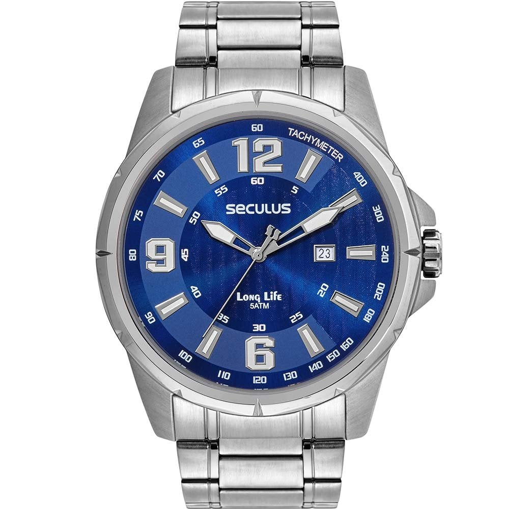 Relógio Seculus Masculino Long Life 44153G0SVNA1 Relógio Seculus Masculino Long Life 44153G0SVNA1