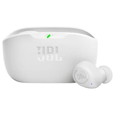 Fone de Ouvido JBL Wave Buds, Bluetooth, Resistente á Água e Poeira, Branco - JBLWBUDSWHT Fone de Ouvido JBL Wave Buds, Bluetooth, Resistente á Água e Poeira, Branco - JBLWBUDSWHT