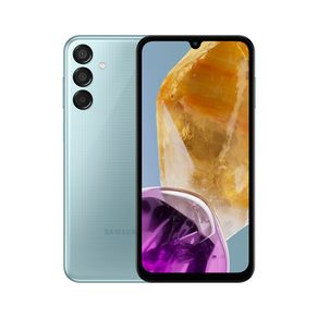 Celular Samsung Galaxy M15 5G, 6.000mAh, Câmera Tripla até 50MP, 128GB - Azul Claro Celular Samsung Galaxy M15 5G, 6.000mAh, Câmera Tripla até 50MP, 128GB - Azul Claro