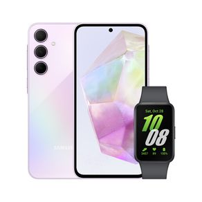 A35 5G (256Gb) - Rosa + Galaxy Fit3 - Grafite Combo A35 5G (256Gb) - Rosa + Galaxy Fit3 - Grafite Combo