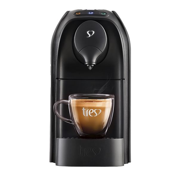 Máquina de Café Expresso Três Corações Passione Preta - 127V