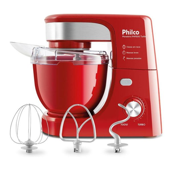 Batedeira PHP500 Turbo Vermelha Philco 220v