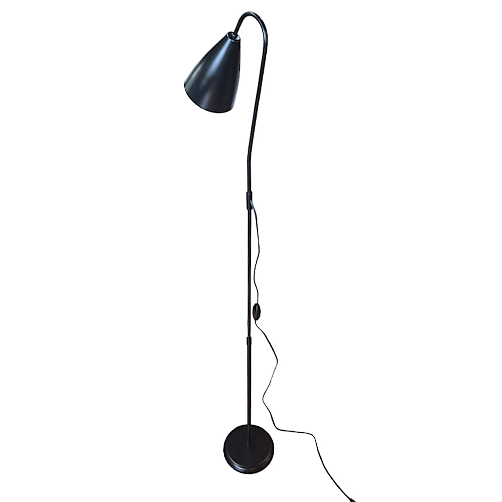 Luminária De Chão - Coluna de iluminação Com Haste Fixa na cor Preto Luminária De Chão - Coluna de iluminação Com Haste Fixa na cor Preto