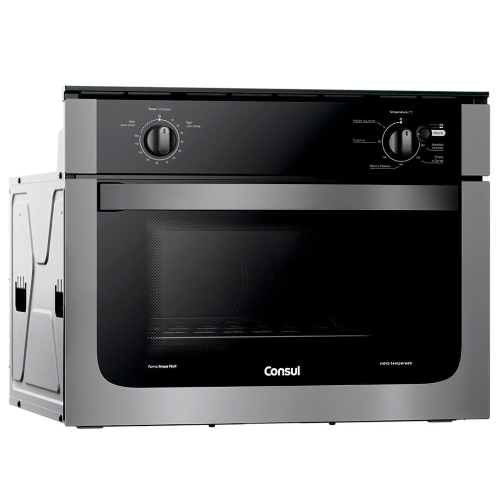 Forno de Embutir Elétrico Consul 47 L - COB47 - Timer Autodesligamento - 220V Forno de Embutir Elétrico Consul 47 L - COB47 - Timer Autodesligamento - 220V