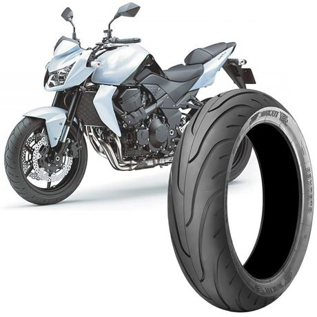 Pneu Moto Kawasaki Z750 Technic Aro 17 180/55-17 73v Traseiro Stroker Pneu Moto Kawasaki Z750 Technic Aro 17 180/55-17 73v Traseiro Stroker