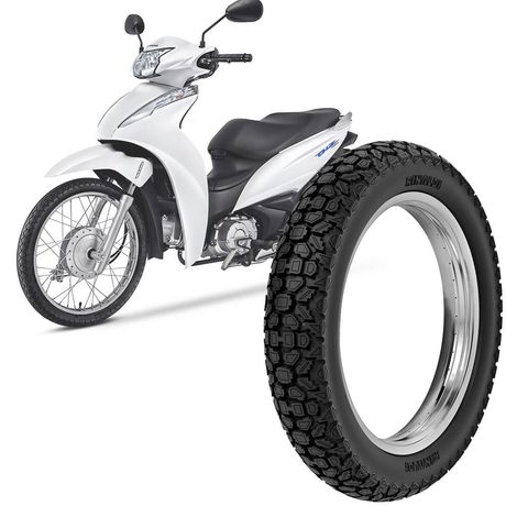 Pneu Moto Biz 110i Rinaldi Aro 14 80/100-14 49L Traseiro WH21 Pneu Moto Biz 110i Rinaldi Aro 14 80/100-14 49L Traseiro WH21