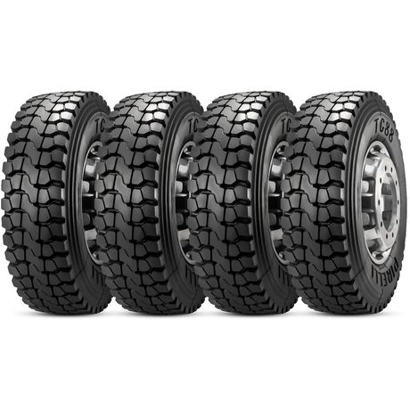 Kit 4 Pneu Pirelli Aro 22 11.00r22 150/146K TT M+S TG88 Kit 4 Pneu Pirelli Aro 22 11.00r22 150/146K TT M+S TG88