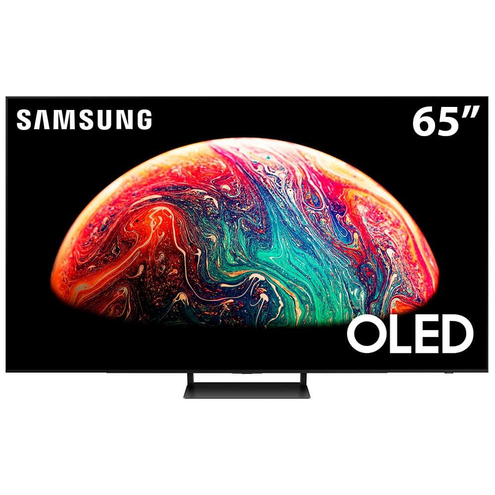 Smart TV 65" OLED 4K Samsung 65S90C Pontos Quânticos, Painel até 144hz, Processador com IA, Som em Movimento Virtual, Tela sem limites Smart TV 65" OLED 4K Samsung 65S90C Pontos Quânticos, Painel até 144hz, Processador com IA, Som em Movimento Virtual, Tela sem limites