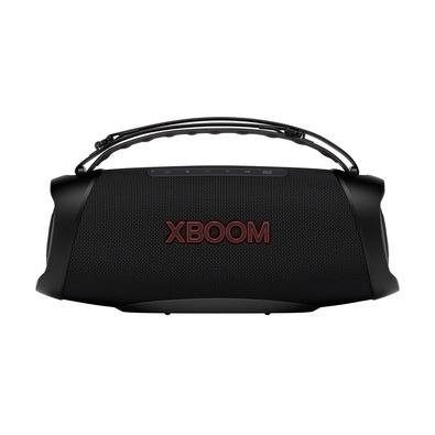 Caixa de Som LG Xboom Go XG8T, 60W + 60W RMS, Iluminação Lateral, IP67, 15H de Bateria, Woofer (x1) e Tweeters (x2) Caixa de Som LG Xboom Go XG8T, 60W + 60W RMS, Iluminação Lateral, IP67, 15H de Bateria, Woofer (x1) e Tweeters (x2)