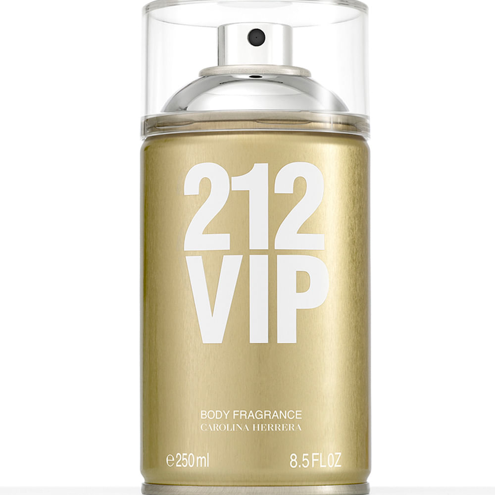 Body Spray Carolina Herrera 212 Vip Feminino 250ml Único Body Spray Carolina Herrera 212 Vip Feminino 250ml Único