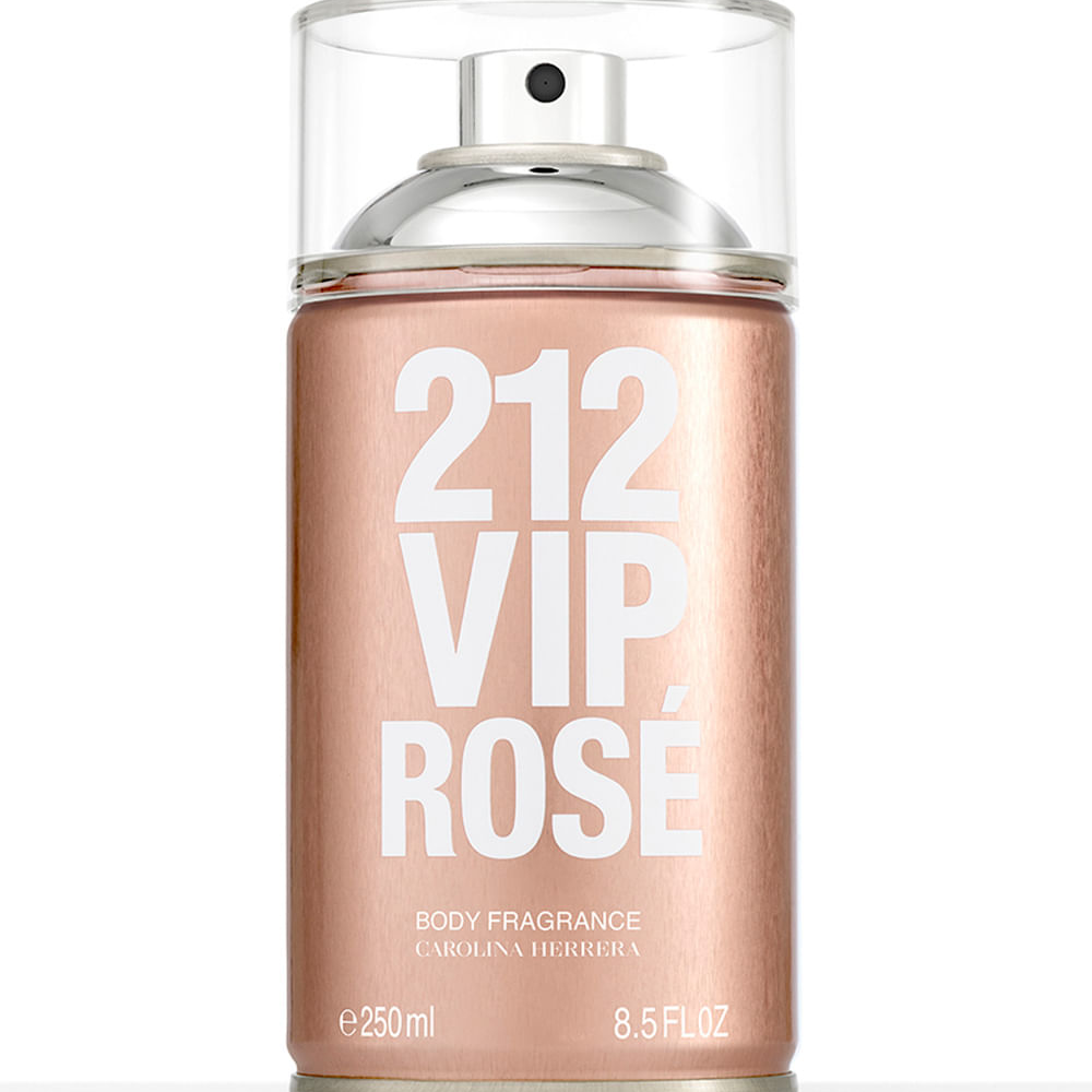 Body Spray Carolina Herrera 212 Vip Rose Feminino 250ml Único Body Spray Carolina Herrera 212 Vip Rose Feminino 250ml Único