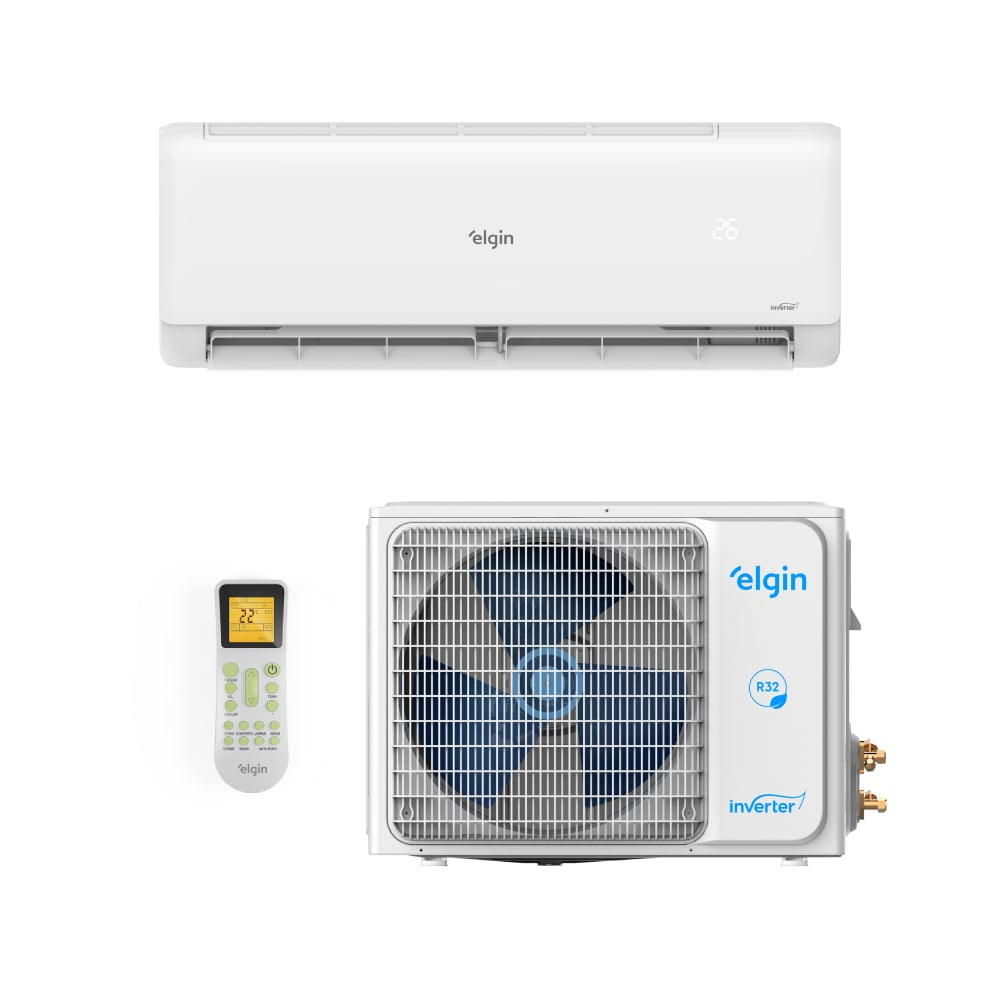 Ar Condicionado Split Inverter Elgin Eco II 18000 BTUS Quente/Frio HJQI18C2WB - 220V Ar Condicionado Split Inverter Elgin Eco II 18000 BTUS Quente/Frio HJQI18C2WB - 220V
