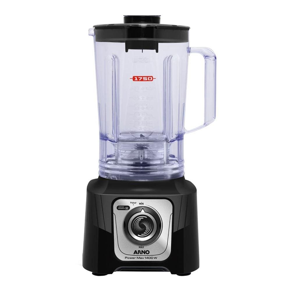 Liquidificador Arno Power Max LN65 Comfort Control 15 Velocidades 1400W - Preto - 110V Liquidificador Arno Power Max LN65 Comfort Control 15 Velocidades 1400W - Preto - 110V