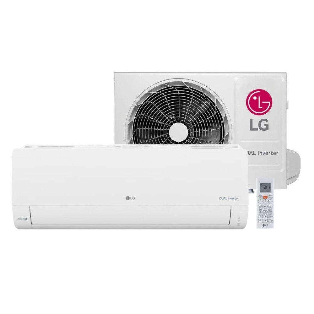 Ar Condicionado LG Dual Inverter Compact +AI 12.000 BTUS Frio 220V Ar Condicionado LG Dual Inverter Compact +AI 12.000 BTUS Frio 220V