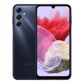 Samsung Galaxy M34 5G 128GB 6GB RAM Mega Bateria 6000mAh Câmera Tripla 50MP+8+2 OctaCore 6.5" 120Hz Azul Marinho Samsung Galaxy M34 5G 128GB 6GB RAM Mega Bateria 6000mAh Câmera Tripla 50MP+8+2 OctaCore 6.5" 120Hz Azul Marinho