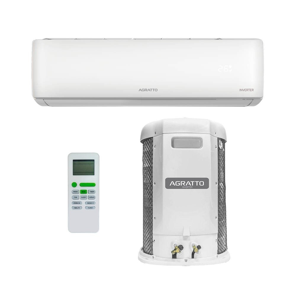 Ar Condicionado Split Hw Inverter Liv Top R-32 Agratto 18000 Btus Frio 220v Monofasico LCS