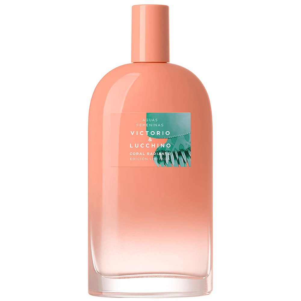 Aguas femininas V&L coral radiante edición limitada eau de toilette 150ml