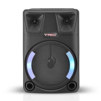 Caixa de Som Amplificada Portátil TRC, Bluetooth, LED, 120W, Bivolt, Preto - TRC X120 Caixa de Som Amplificada Portátil TRC, Bluetooth, LED, 120W, Bivolt, Preto - TRC X120