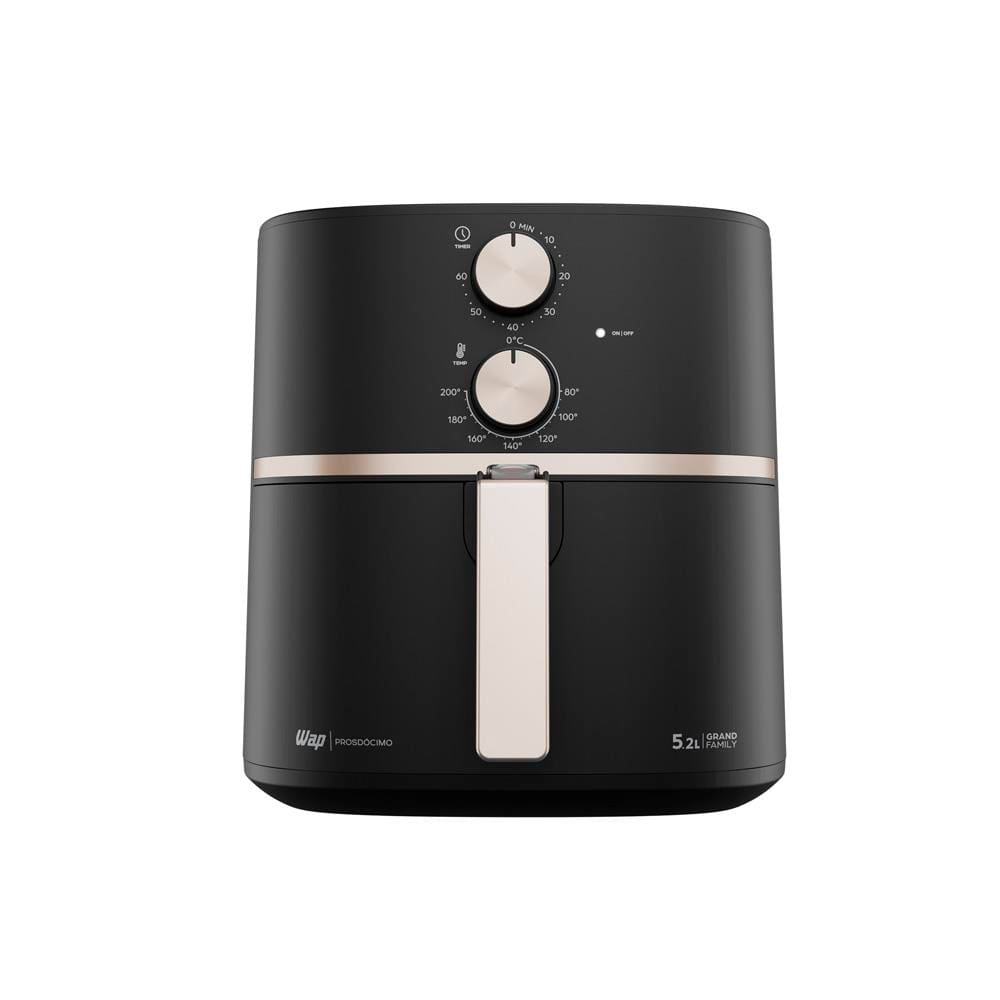 Fritadeira Elétrica Sem Óleo Air Fryer WAP Grand Family 5,2 litros Preto - 220V Fritadeira Elétrica Sem Óleo Air Fryer WAP Grand Family 5,2 litros Preto - 220V