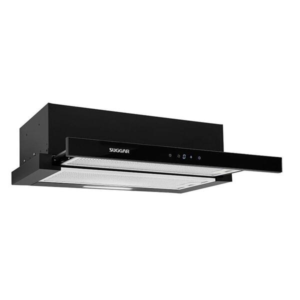 Depurador De Ar Suggar De Embutir 80cm Preto DE82THPT 220v Depurador De Ar Suggar De Embutir 80cm Preto DE82THPT 220v