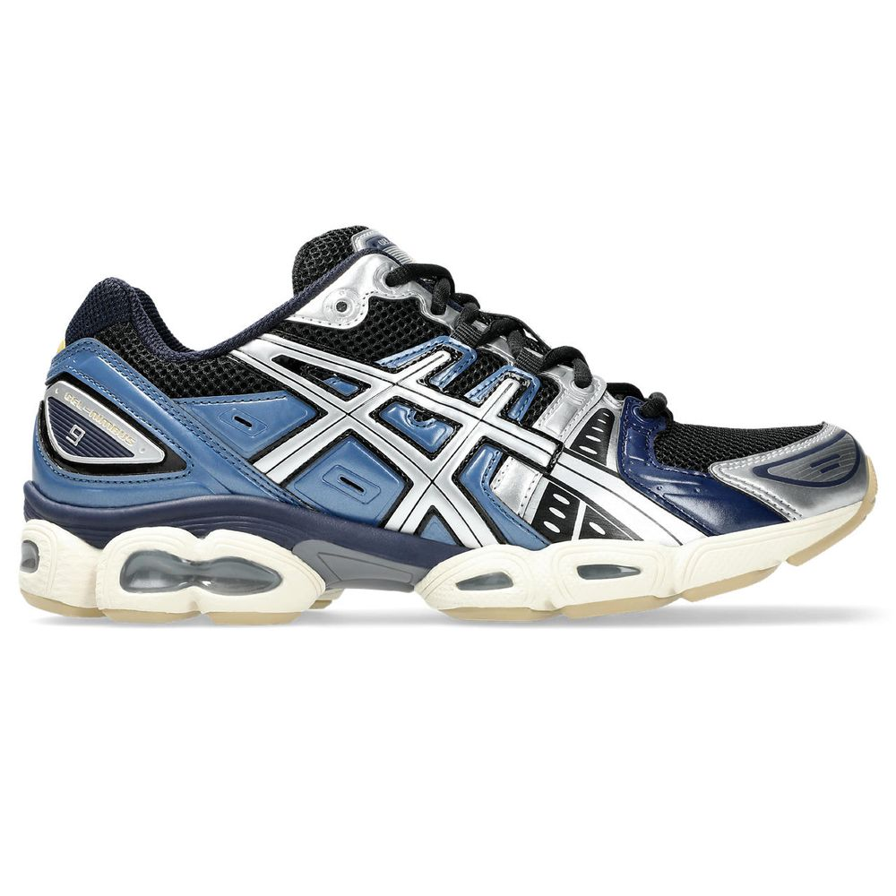 Tênis ASICS GEL-Nimbus 9 - Masculino - Preto/Prata Tênis ASICS GEL-Nimbus 9 - Masculino - Preto/Prata