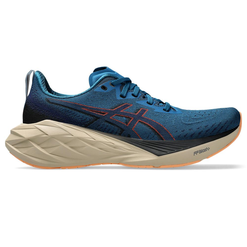 Tênis ASICS Novablast 4 - Masculino - Azul/Preto