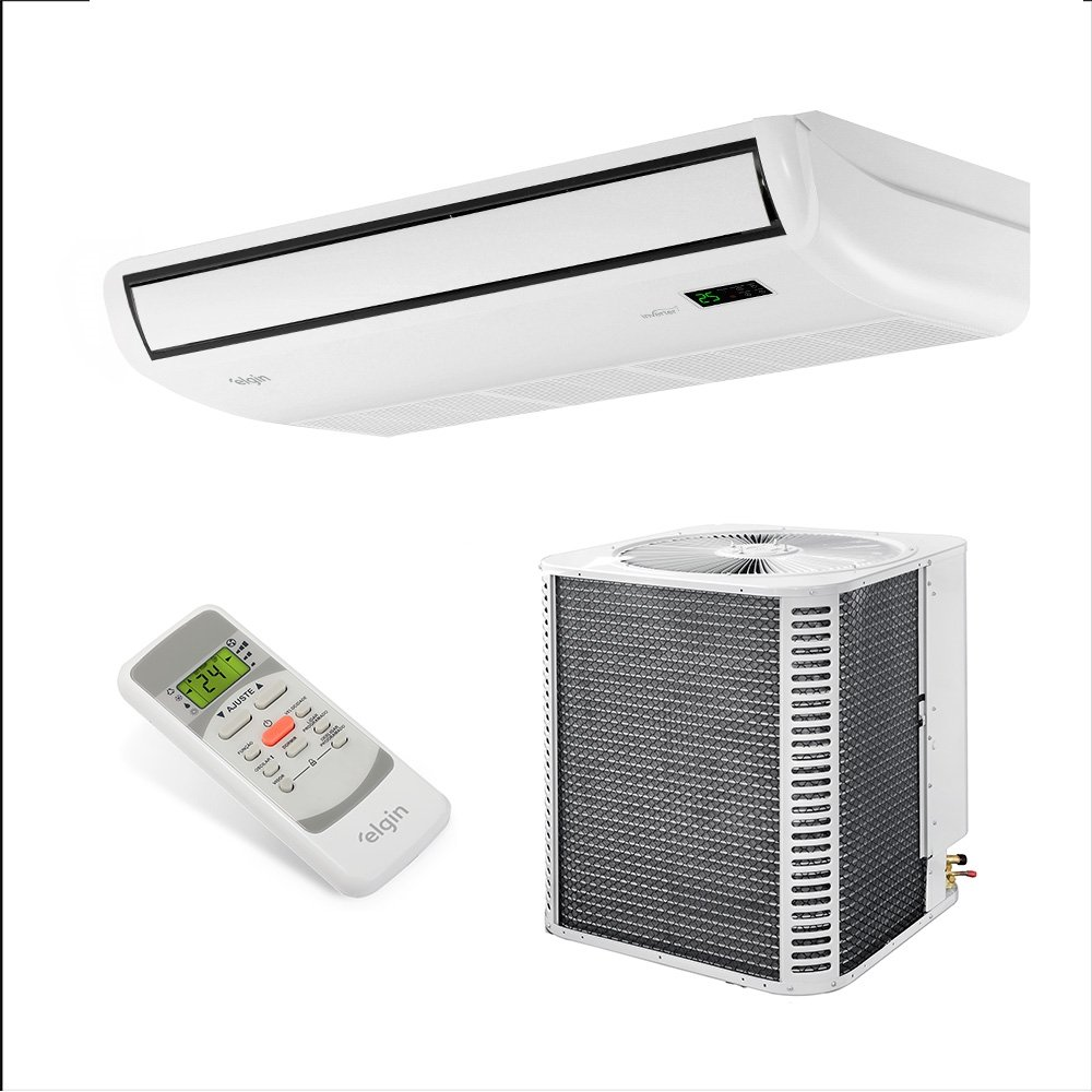 Ar Condicionado Split Piso Teto Inverter Eco R-32 Elgin 48000 Btus Frio 220V Monofasico 45 Ar Condicionado Split Piso Teto Inverter Eco R-32 Elgin 48000 Btus Frio 220V Monofasico 45