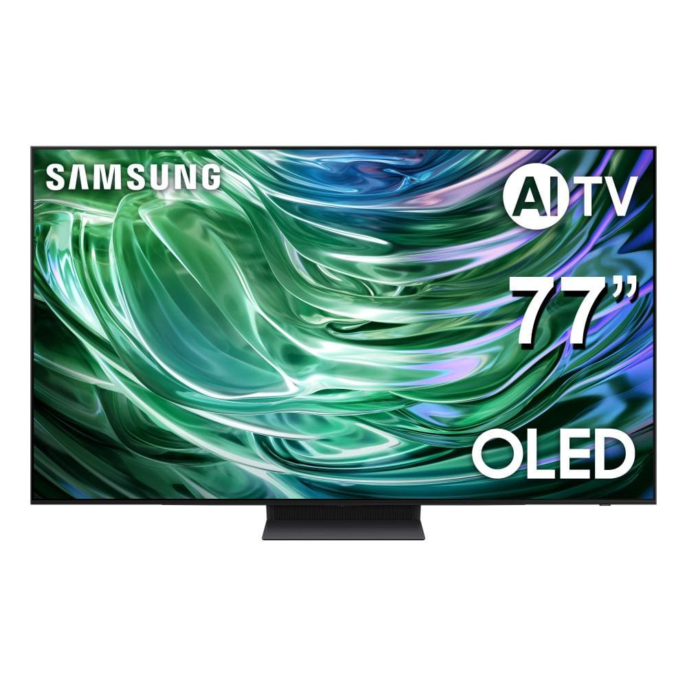 Smart TV 77" OLED 4K Samsung QN77S90DAEXZD com Processador NQ4 AI, Dolby Atmos®, modo AI Energy, Wi-Fi, Entradas HDMI, USB e Bluetooth Smart TV 77" OLED 4K Samsung QN77S90DAEXZD com Processador NQ4 AI, Dolby Atmos®, modo AI Energy, Wi-Fi, Entradas HDMI, USB e Bluetooth